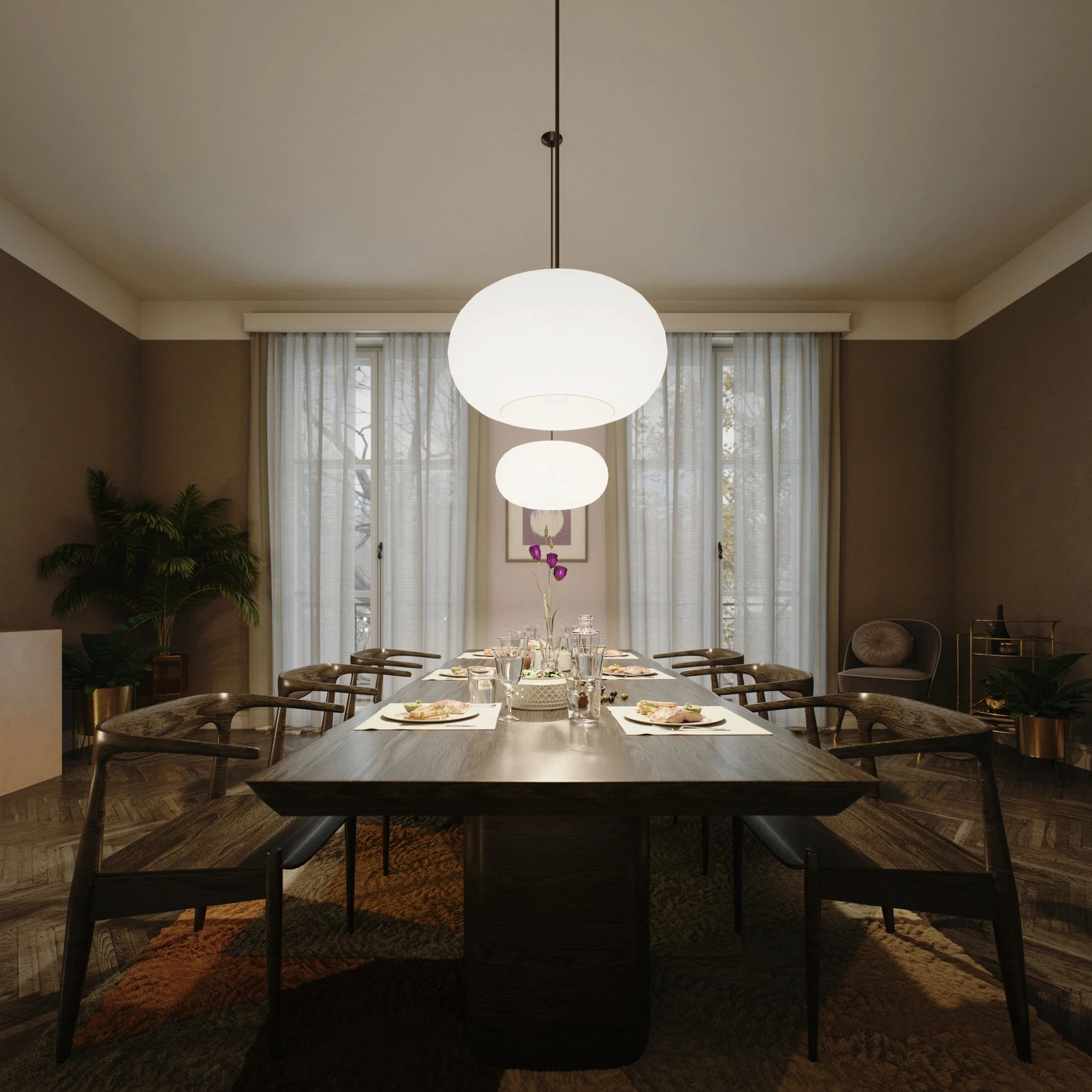 Elegant premium interior with refined decor styling