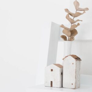 White Mini iItems Of Home Decoration
