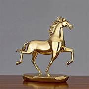 Golden Stallion Sculpture